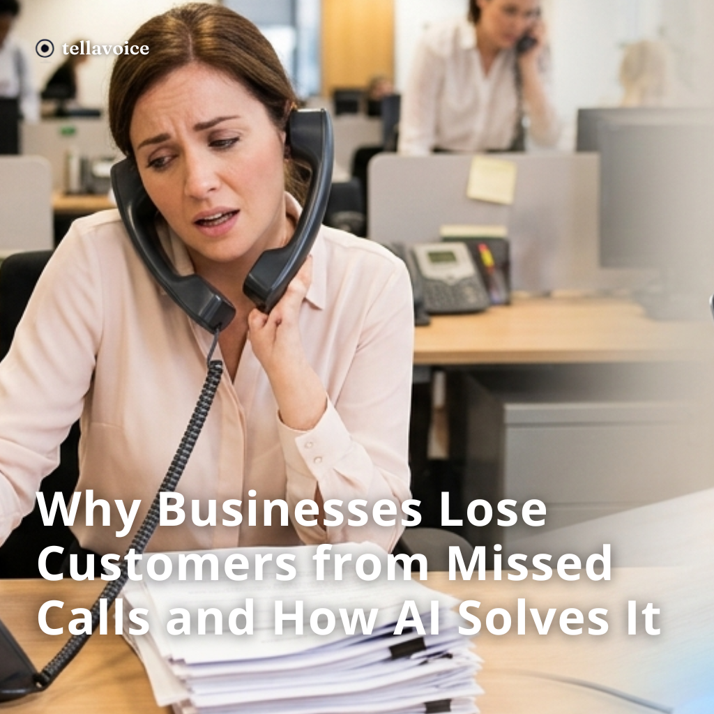 ai receptionist for business,missed call leads,missed business calls,customer call automation
