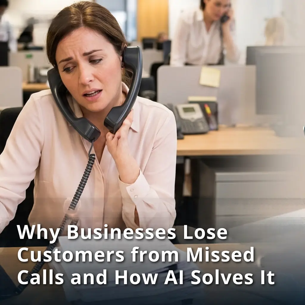 ai receptionist for business,missed call leads,missed business calls,customer call automation
